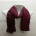Lace Cotton Diamond Stole- Maroon